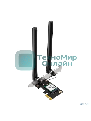 Двухдиапазонный беспроводной адаптер Mercusys MA70XE PCI-Express Wi-Fi с Bluetooth