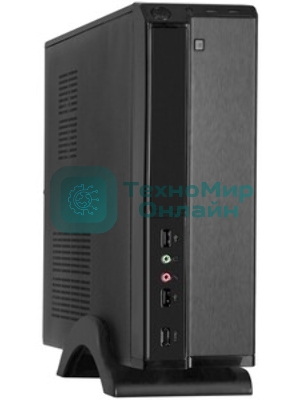 Компьютерный корпус ExeGate EX268688RUS Компьютерный корпус MiniITX ExeGate MI-207 Black, miniITX/mATX, (M300, 80мм), 2хUSB, Audio