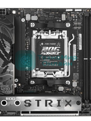 Материнская плата ASUS ROG STRIX X870-I GAMING WIFI, AM5, AMD X870, 2xDDR5, 2xSATA, 2xM.2, 1xPCI-E 5.0 x16, 1xHDMI, 2xUSB-C USB4, 1xUSB-C 10Gbps, 4xUSB-A 10Gbps, 1x 2.5Gb LAN, 2x3.5 мм, Mini-ITX