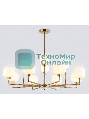 Люстра Ambrella light LH53019/12 BS/FR латунь/белый матовый G9*12 max 40W D910*680