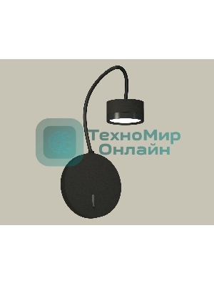 Светильник Ambrella light XB9596150 SBK/PBK черный песок/черный полированный GX53 (C9596, N8113)