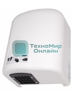 Электросушитель для рук PUFF 165 1.65кВт белый ABS пластик