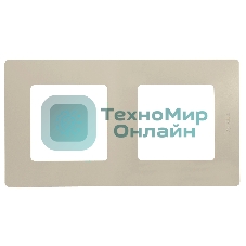 Рамка 2 поста, сл. кость ETIKA