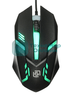 Мышь проводная Oklick 396M INSOMNIA черный, 1000 dpi, USB, кнопки - 3