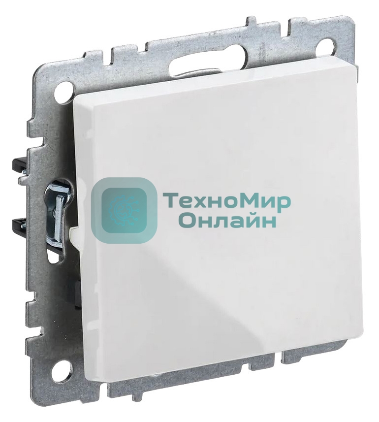 Выключатель 1-кл. IEK BRITE 10А ВС10-1-0-БрБ белый