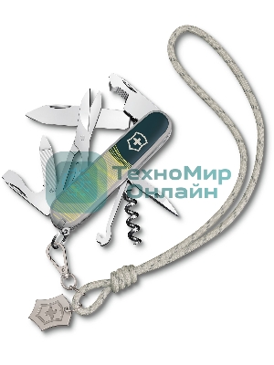 Нож перочинный Victorinox Companion New York Style (1.3909.E223) 91мм 16функц. зеленый с чехлом подар.коробка