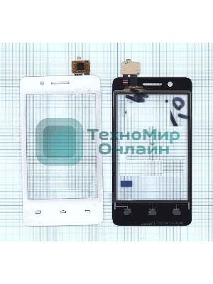 Сенсорное стекло (тачскрин) для Fly IQ436i ERA Nano 9, белое