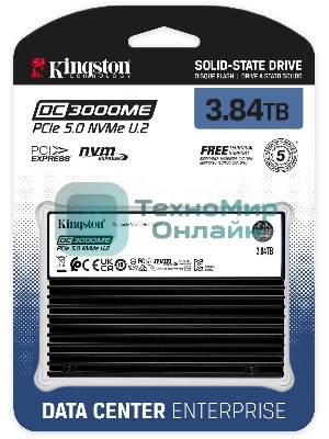 Накопитель SSD Kingston DC3000ME 3840Gb, U.2(2.5