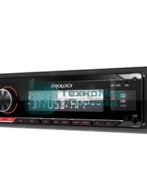 Автомагнитола Prology GT-200, 1 DIN, Bluetooth, USB Type-A, AUX, пульт ДУ