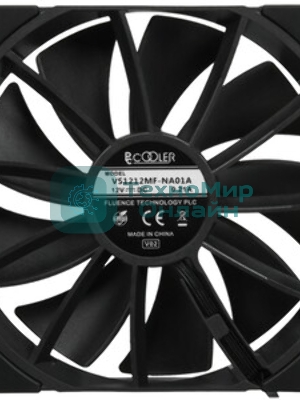 Вентилятор для корпуса PcCooler F3 X120R BK Reverse ARGB 120х120x25 черный 4-pin 28.4дБ (F3 X120R ARGB BK) Ret