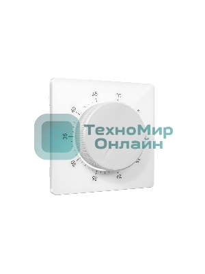 Лицевая панель ALFA (Белый глянец) для терморегулятора теплого пола QUANT AP1057