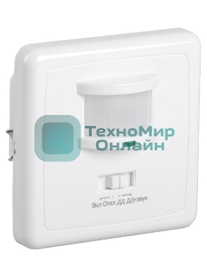 Детектор движения ДД 035 500Вт угол обз. 140град. дальн. 12м IP20 бел. IEK LDD12-035-500-001