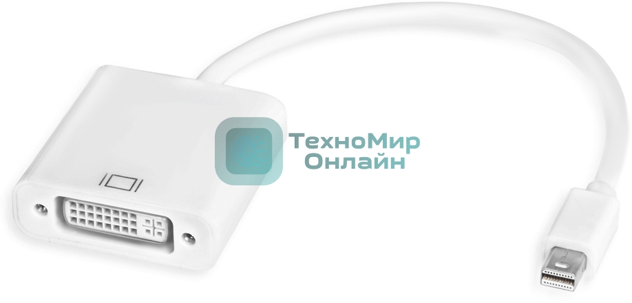 Адаптер-переходник Greenconnect Apple mini DisplayPort 20M > DVI 24+5F (GCR-MDP2DVI)