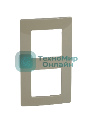 Рамка 2 поста, сл. кость ETIKA