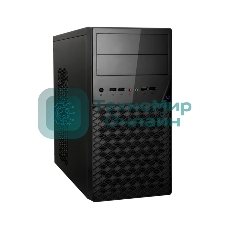Компьютерный корпус ExeGate EX284029RUS Minitower BA-203U Black, mATX, (AA450, 80мм), 2хUSB+1хUSB 3.0, Audio
