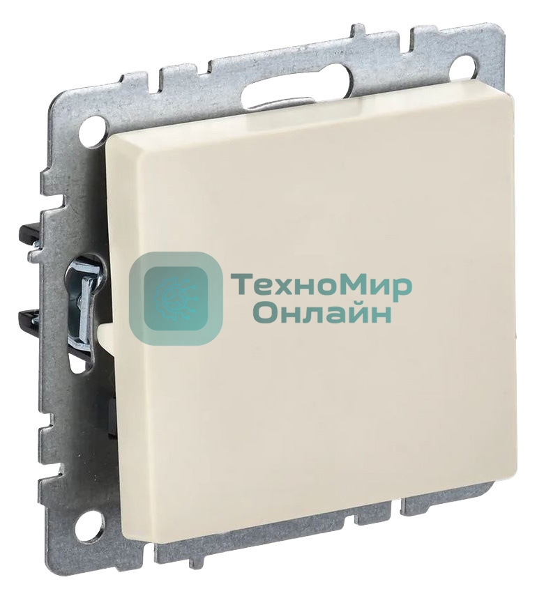 Выключатель 1-кл. IEK BRITE 10А ВС10-1-0-БрКр беж.