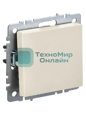 Выключатель 1-кл. IEK BRITE 10А ВС10-1-0-БрКр беж.