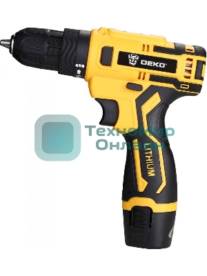 Дрель-шуруповерт Deko ZKCD80FU-Li, 8 В, 2 Ач, 18 Нм, щеточный