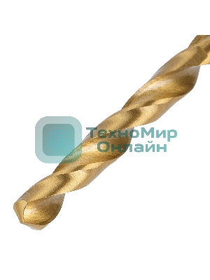 Набор Matrix нитридтитан. сверл по металлу, 1,5-6,5мм, НSS,13 шт.