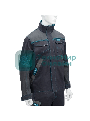 Куртка профессиональная рабочая, 97% хлопок 3% спандекс, M Gross