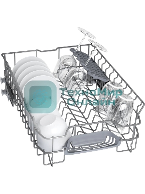 Встраиваемая посудомоечная машина Bosch SPV4HMX10E, серебристый, 44.8 см, 10 компл., 44 дБ, класс A++