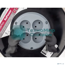 Удлинитель на катушке без заземления PERFEO RU POWER 40м 4гн 16А ПВС 2х2,5 IP44 (РБК16).