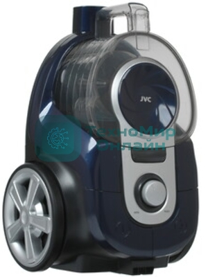 Пылесос JVC JH-VC430 синий, 360/2100 Вт, уборка сухая, пылесборник контейнер, 2.5 л