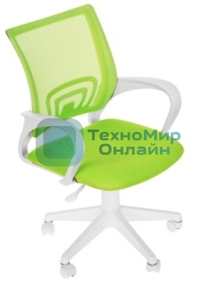 Кресло Бюрократ CH-W695NLT TW-03A TW-18 салатовый, сетка/ткань, 120 кг, механизм качания