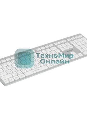 Клавиатура беспроводная A4Tech Fstyler FBX50C, USB, Bluetooth/Радиоканал, серый