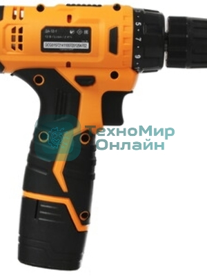 Дрель-шуруповерт Вихрь ДА-12-1, 12 В, 2 Ач, 30 Нм, щеточный