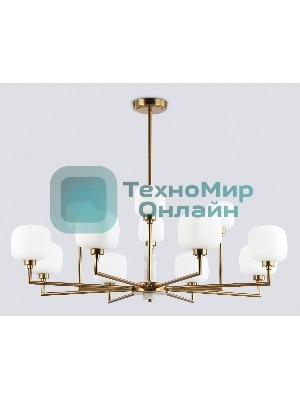 Люстра Ambrella light LH53019/12 BS/FR латунь/белый матовый G9*12 max 40W D910*680