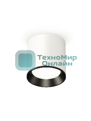 Светильник Ambrella Light XS6301003 SWH/PBK белый песок/черный полированный MR16 GU5.3 (C6301, N6103)