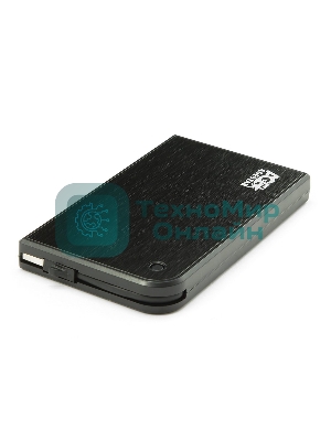 Внешний корпус для HDD/SSD AgeStar 3UB2A14 SATA II пластик/алюминий черный 2.5