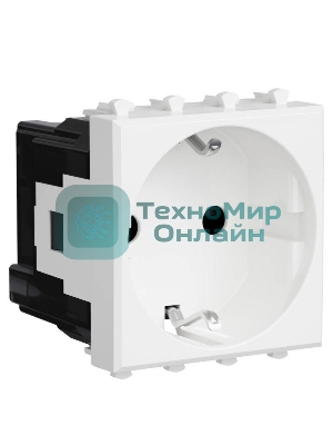 Розетка ДКС 4400002 2 мод. 2P+E Avanti 