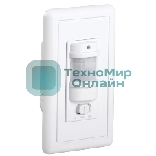 Детектор движения ДД 028 1200Вт угол обз. 140град. дальн. 9м IP20 бел. IEK LDD12-028-1200-001