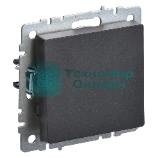 Выключатель 1-кл. IEK BRITE 10А ВС10-1-0-БрЧ черный