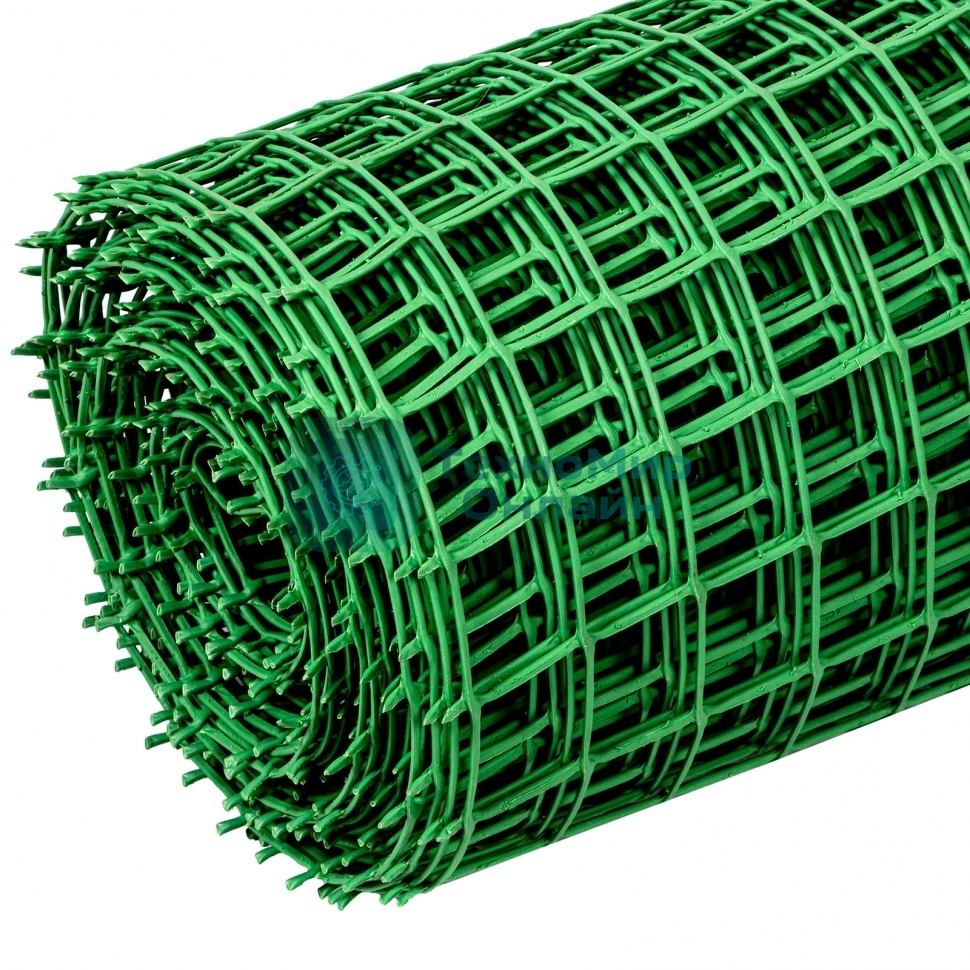Садовая решетка Россия в рулоне 1x20 м, ячейка 50x50 мм - зеленая 64516