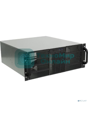 Компьютерный корпус Procase RE411-D2H15-C-48 4U server case,2x5.25+15HDD,черный,без блока питания,глубина 480мм,MB CEB 12