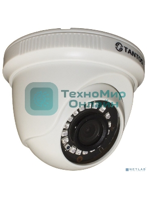 Внутренняя купольная мультиформатная 4 в1 видеокамера Tantos TSc-E2HDf (2.8) 