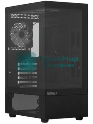Компьютерный корпус MiniTower AeroCool/Formula Crystal Z1CM PLUS AR black (mATX, без БП, USB Type-A+USB Type-C) (Crystal Z1CM Plus Black AR)