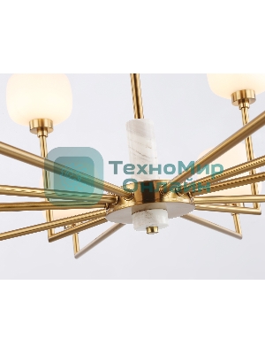 Люстра Ambrella light LH53019/12 BS/FR латунь/белый матовый G9*12 max 40W D910*680