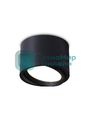 Светильник накладной TN6808 BK черный GX53 D100*65
