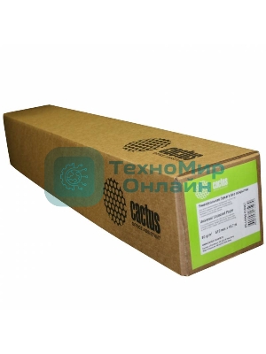 Бумага Cactus CS-LFP80-420457 A2 420мм-45.7м/80г/м2/белый CIE171% втулка:50.8мм (2