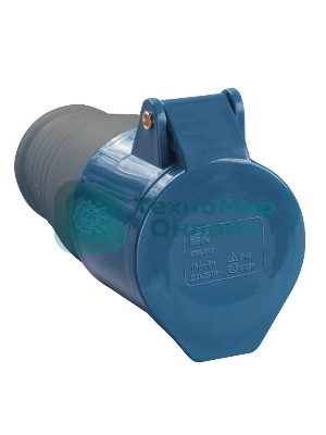 Розетка кабельная 32А 220В 2P+PE ССИ-223 IP44 IEK PSR21-032-3