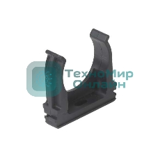 Клипса для трубы d32мм черный Рувинил К01132Ч