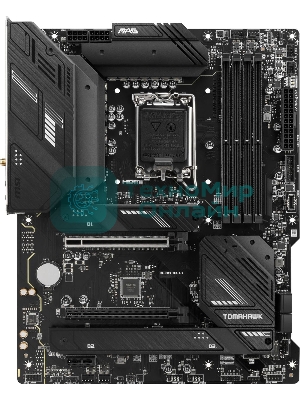 Материнская плата MSI MAG B760 TOMAHAWK WIFI, LGA 1700, Intel B760, 4xDDR5, 4xSATA, 3xM.2, 1xPCI-E 3.0 x4, 1xPCI-E 5.0 x16, 1xHDMI, 1xDP, 1xUSB Type-C, 1x2.5Gb LAN, 4xUSB-A 2.0, 4xUSB-A 3.2 Gen 2, 5x3.5 мм, 7.1, Standard-ATX