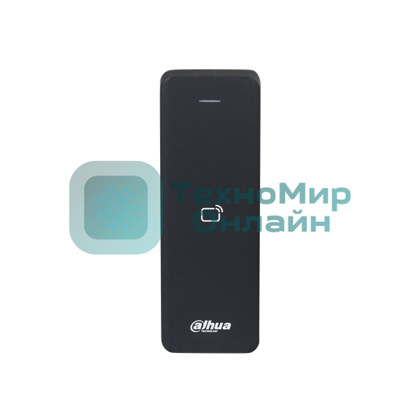 Считыватель карт доступа DAHUA;  Доступ по картам;Интерфейс подключения RS-485/Wiegand34(Wiegand 26 опционально);Mifare 1 K (13.56МГц); Питание DC  12В;Степень защиты оболочки: IP66 Рабочая темп