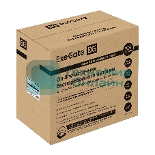 Источник бесперебойного питания On-line ExeGate PowerExpert TL-2000.72V.LCD.AVR.4SH.USB.RS232.SNMP 2000VA/2000W, On-Line, PF=1, LCD, 4*Schuko, RS232, USB, SNMP-slot, встроенные батареи 12V 7.2Ah- 6шт, возможность подключения до 4 внешних батарейных блоков 72В, Tower, металлический корпус, Black