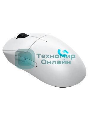 Мышь беспроводная Logitech G PRO 2 LIGHTSPEED белый, 32000 dpi, радиоканал, USB, кнопки - 8