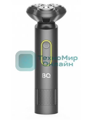 Электробритва BQ SV1002 Green-Gray. Мощность 5 Вт/Время зарядки 90 минут/Время беспроводной работы 60 минут/Влагозащита IPX6/Мытье под водой/Портативная база для зарядки